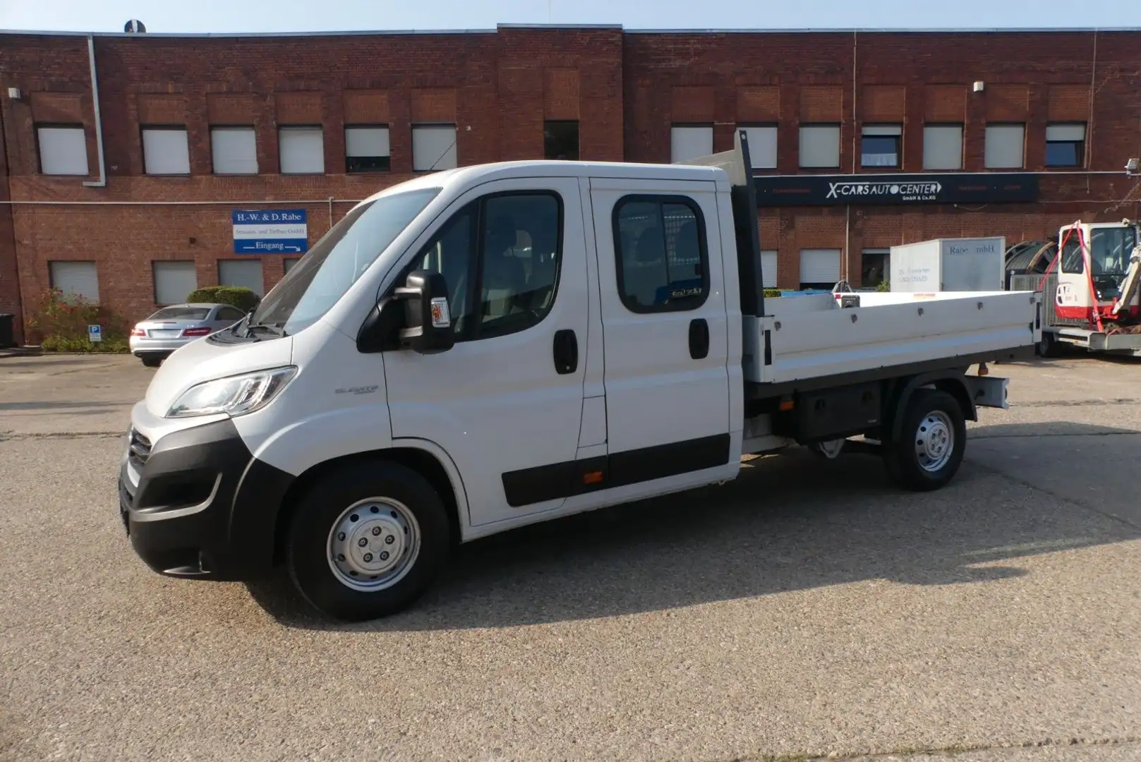 Fiat Ducato Maxi Pritsche Doka L4*Klima*Temp*navi*AHK Blanc - 1