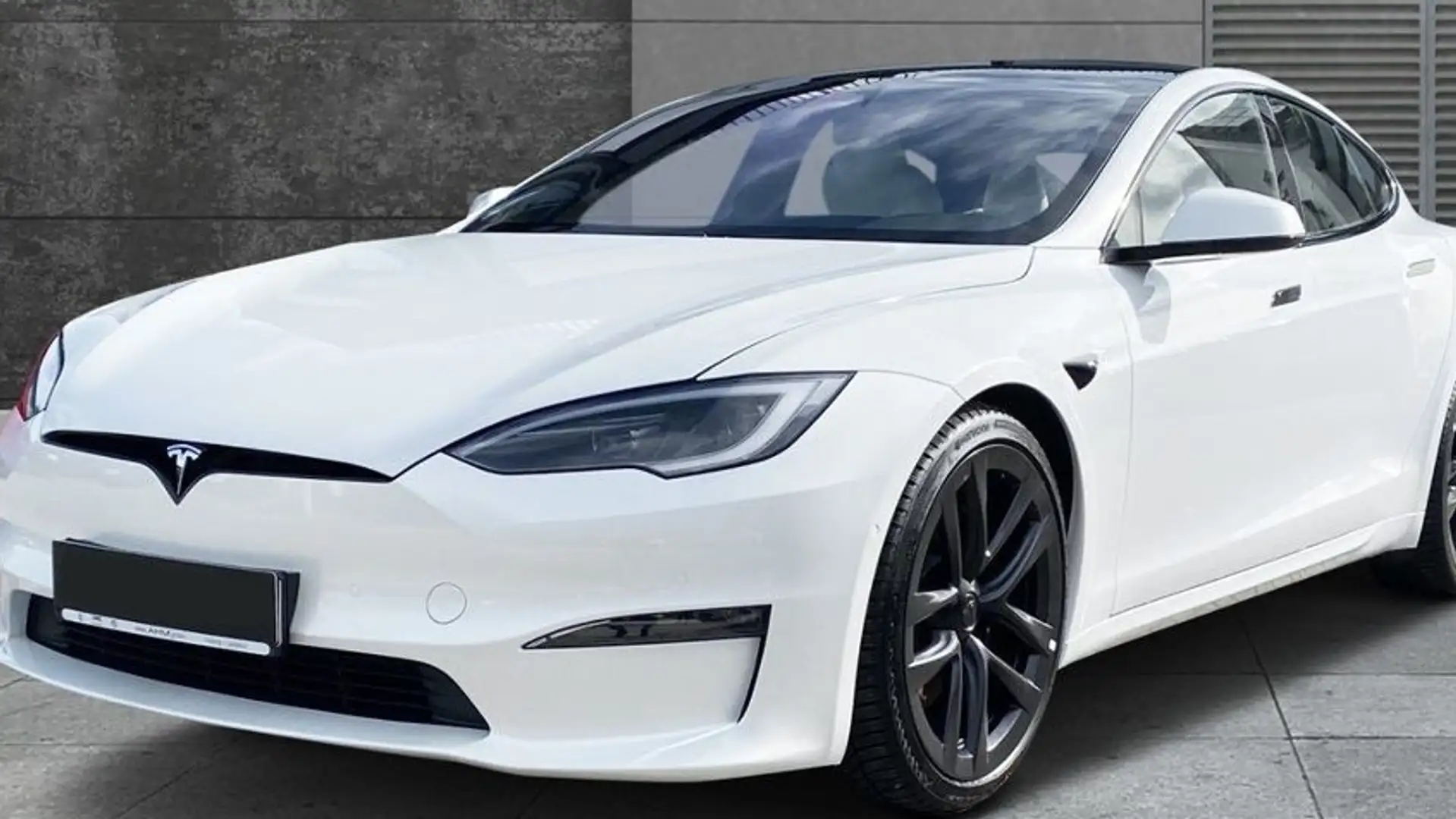 Tesla Model S Plaid AWD Blanco - 1