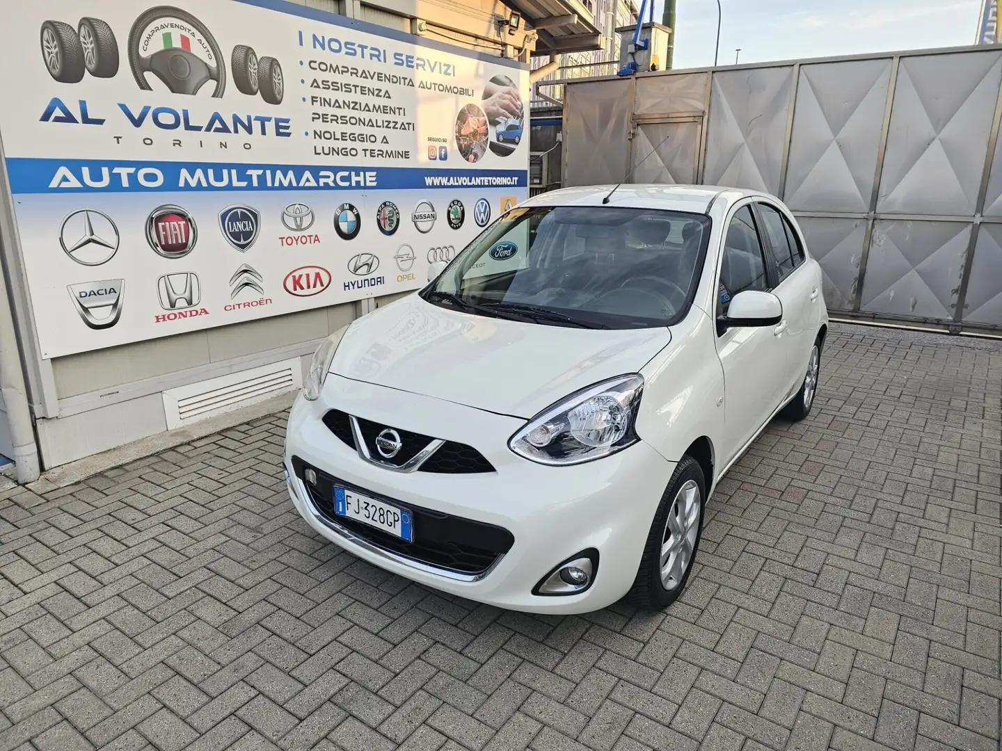 Nissan Micra 1.2 12V 5 porte GPL Eco Acenta Blanc - 1