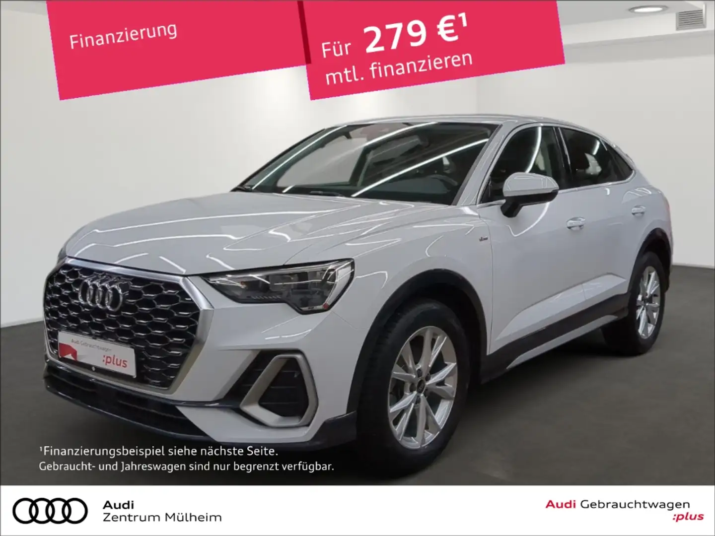 Audi Q3 Sportback 35 TDI S line Navi LED virtual APS Weiß - 1