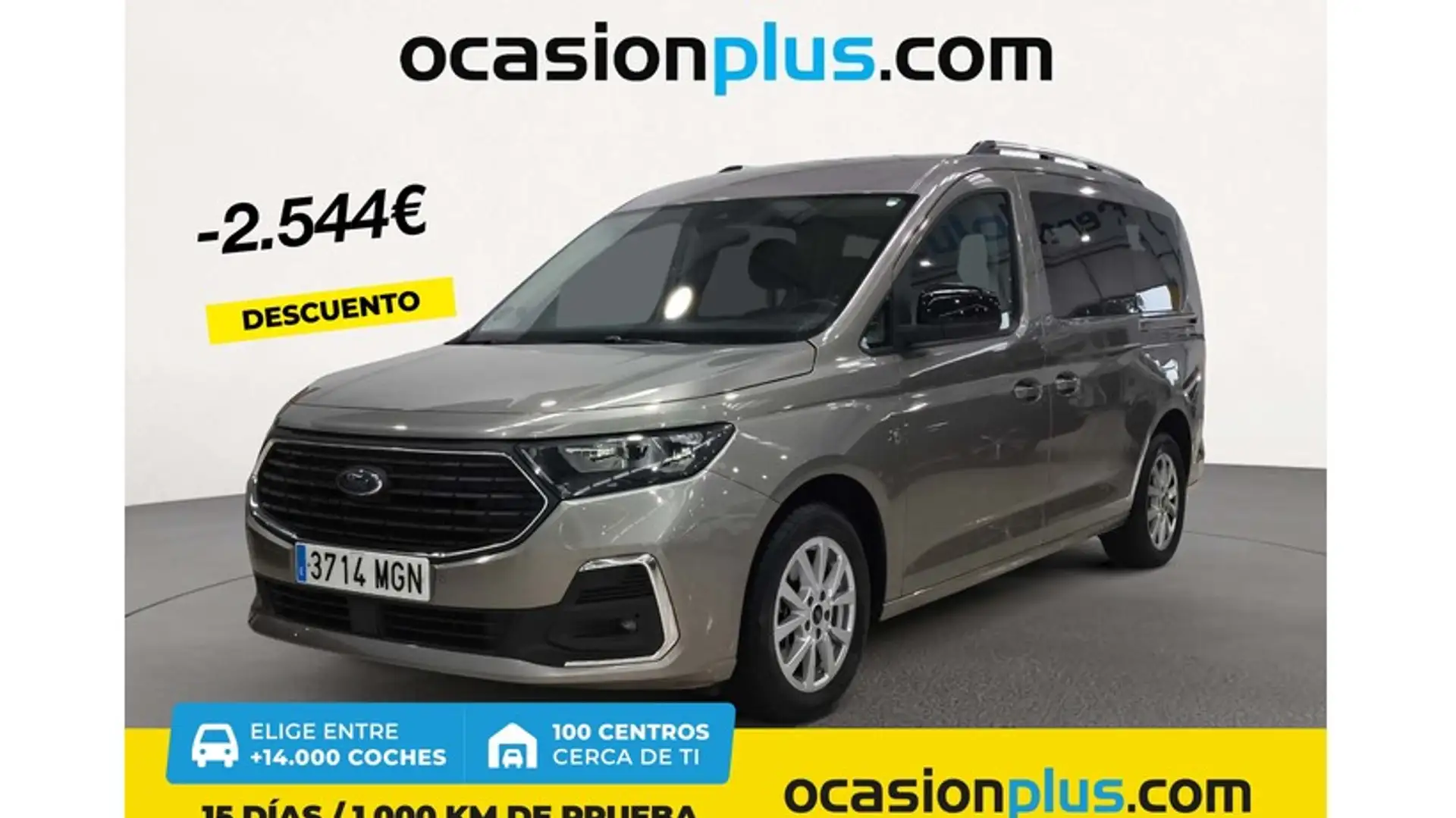 Ford Tourneo Connect Grand 2.0 Ecoblue LWB L2 Titanium 122 Gris - 1