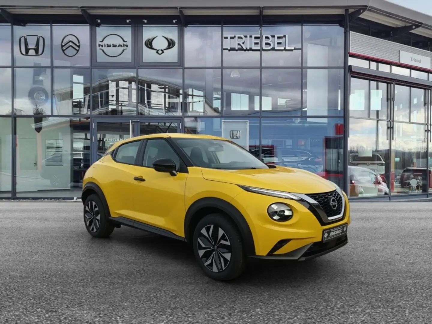 Nissan Juke 1,0 DIC-T 114 PS Acenta KLIMAAUTOMATIK RÜCKFAHRKAM Jaune - 2