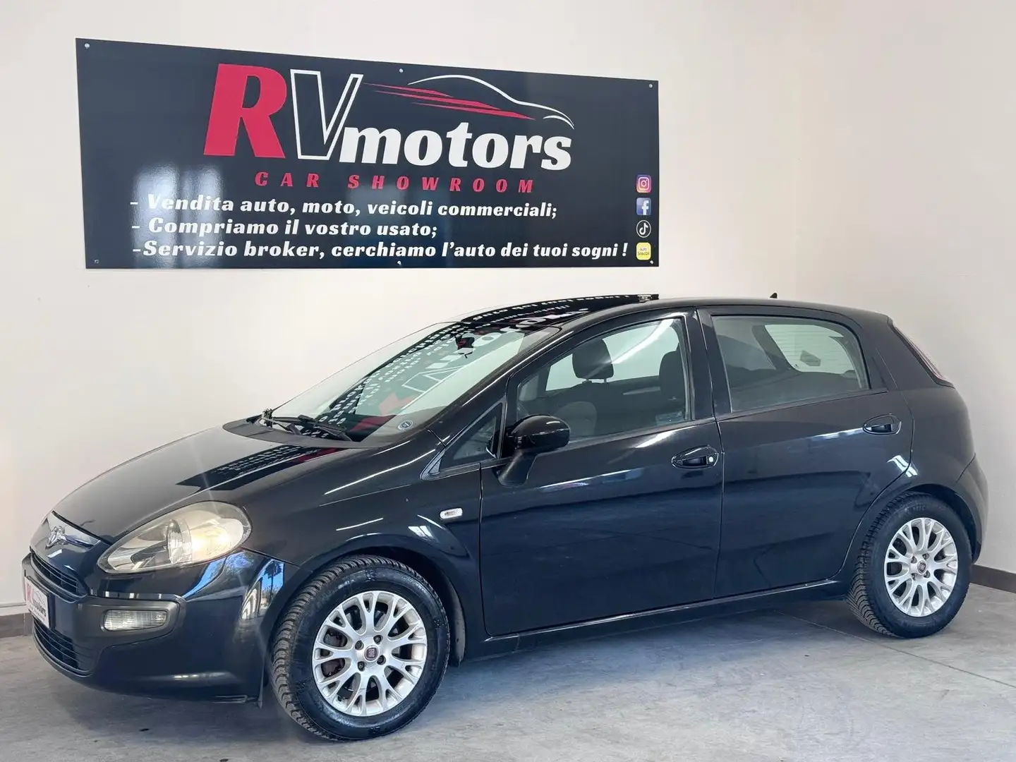 Fiat Punto Evo Punto Evo 5p 1.3 mjt Dynamic s Nero - 1