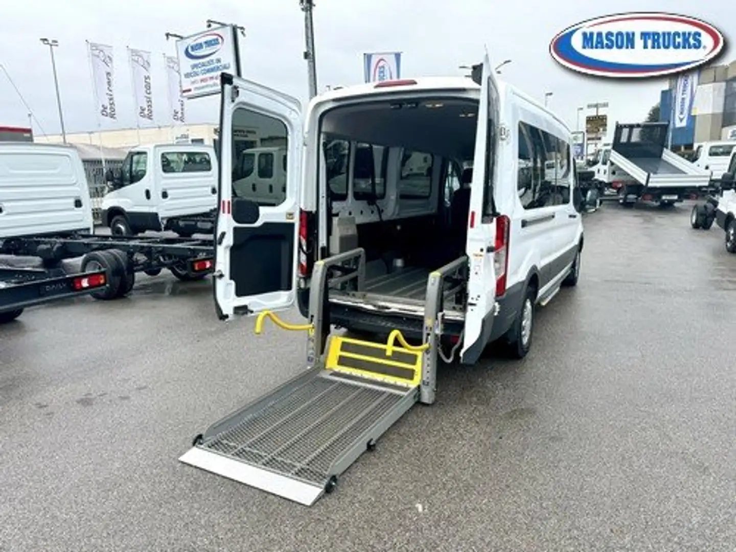 Ford Transit 9 posti trasporto disabili FLEX FLOOR Blanc - 2