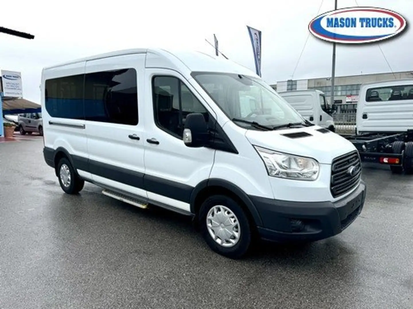 Ford Transit 9 posti trasporto disabili FLEX FLOOR Blanc - 1
