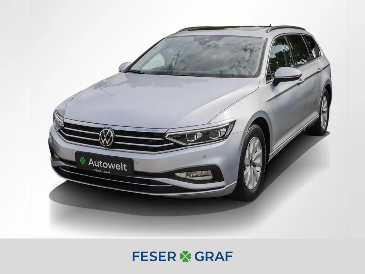 Volkswagen Passat Variant 2.0 TDI Business DSG Matrix Pano Silber - 1