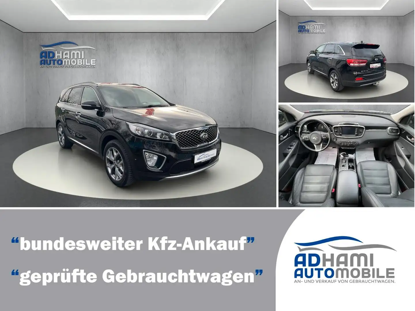 Kia Sorento Platinum Edition 4WD/XENON/AHK/PANO/TOP! Zwart - 1