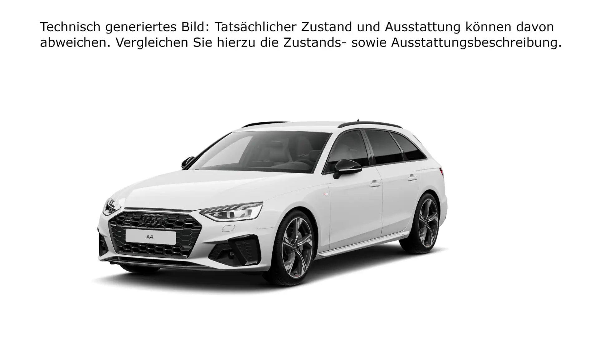 Audi A4 45 TFSI quattro S-tronic S-Line B&O Weiß - 2