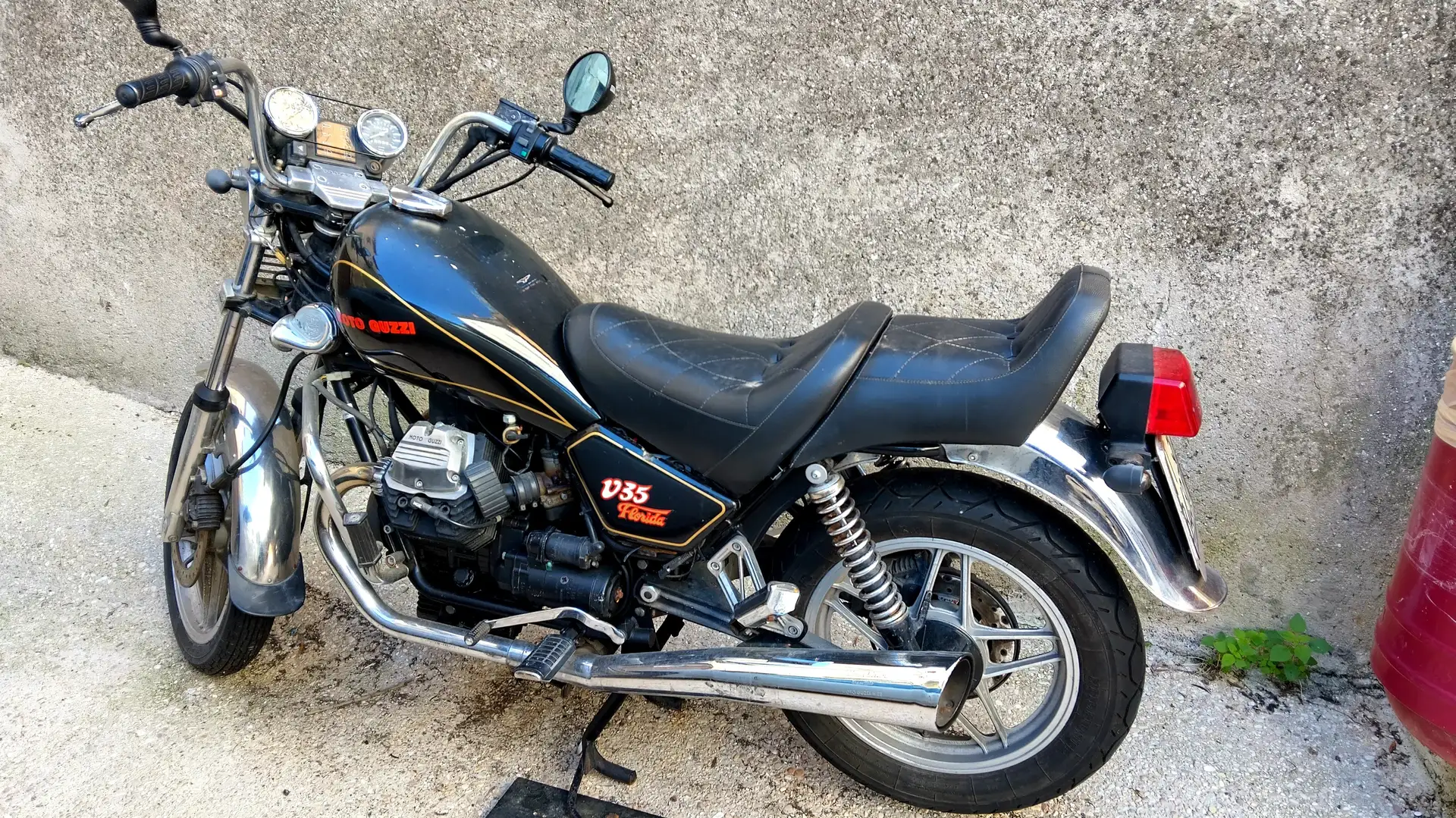 Moto Guzzi V 35 FLORIDA Nero - 1