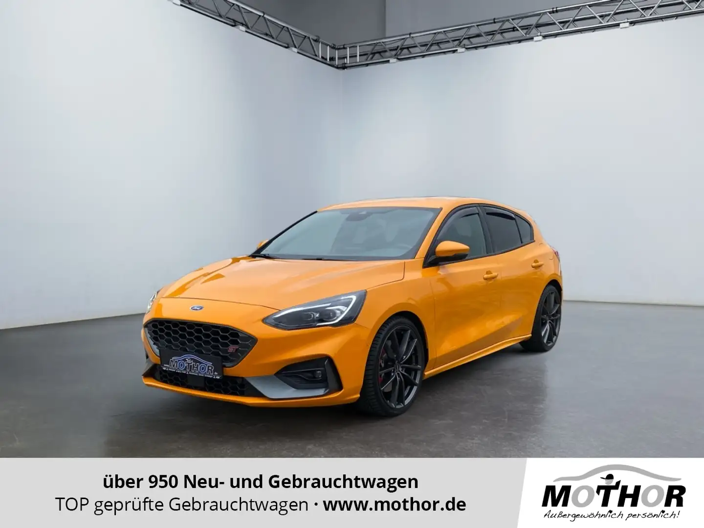 Ford Focus ST 2.0 EcoBlue TEMP PDC KAM LED LM Naranja - 1