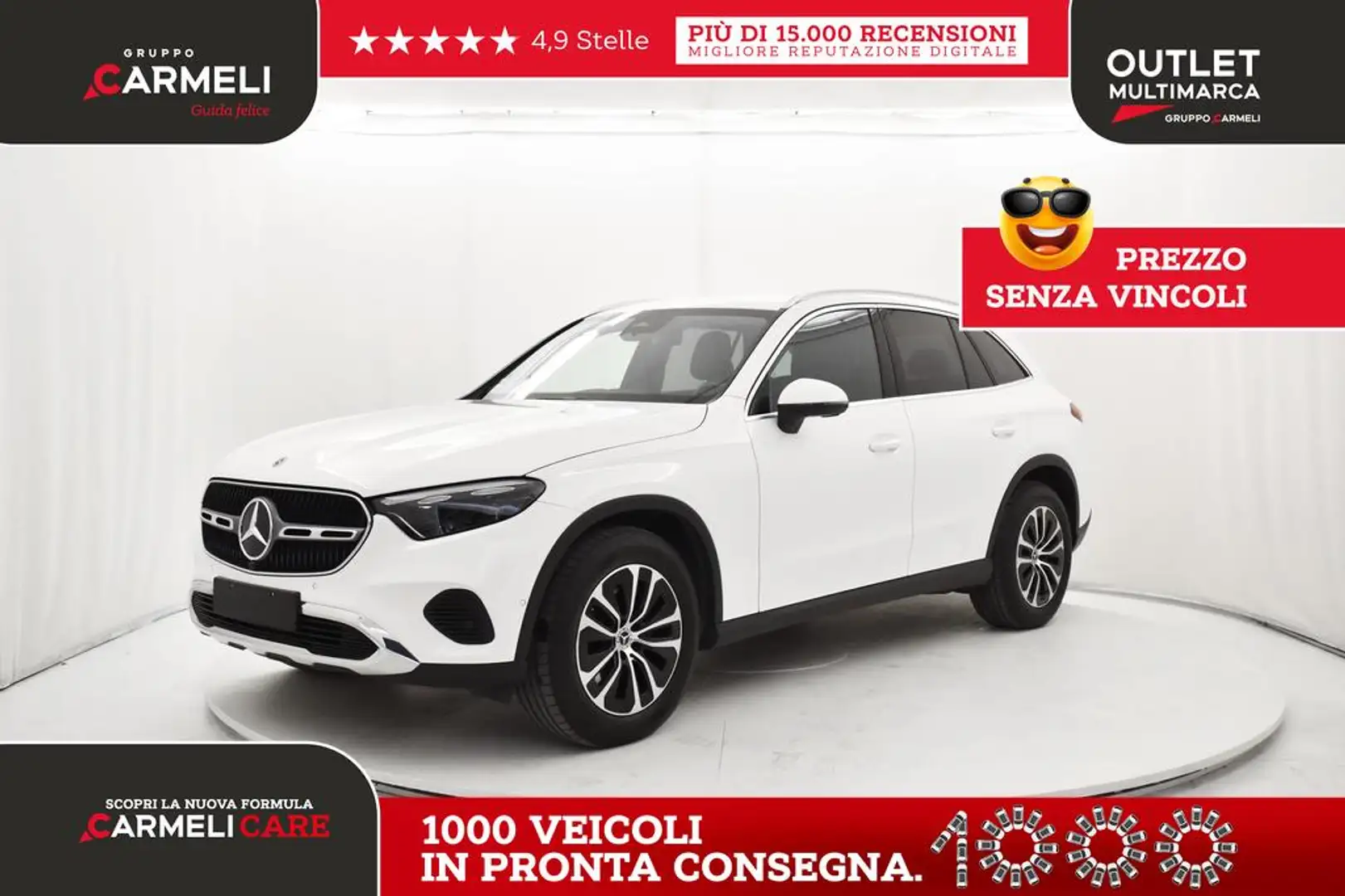 Mercedes-Benz GLC 200 mhev Advanced 4Matic NAVI,LED,GANCIO,CERCHI Wit - 1