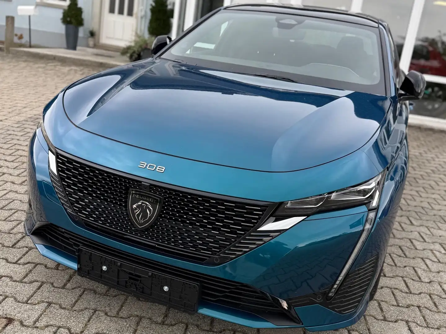 Peugeot 308 Mild-Hybrid 145 GT,360°,ACC,Pano,Szhg,Alu Bleu - 2