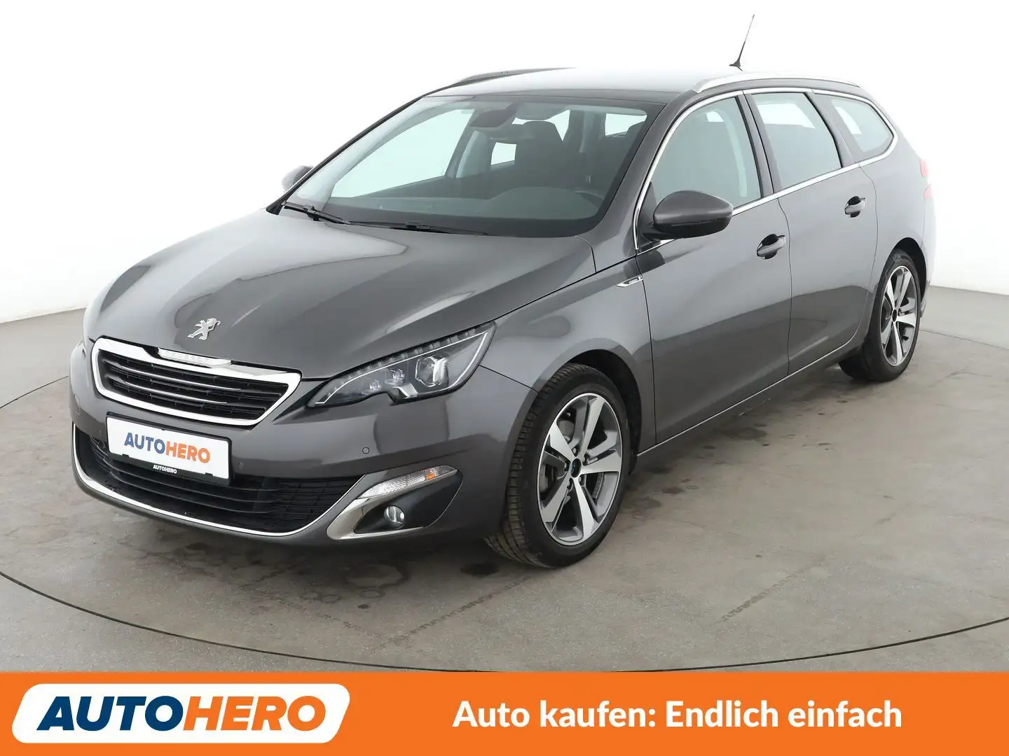 Peugeot 308 1.2 e-THP Allure*NAVI*TEMPO*PDC*ALU*KLIMA* Gris - 1