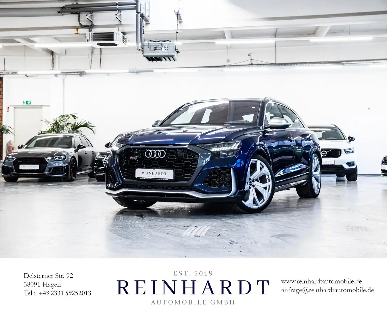 Audi RS Q8 RSQ8 TFSi 23Z/ACC/PANO/RS-SITZE/B&O/StHz/360°/VC Bleu - 1