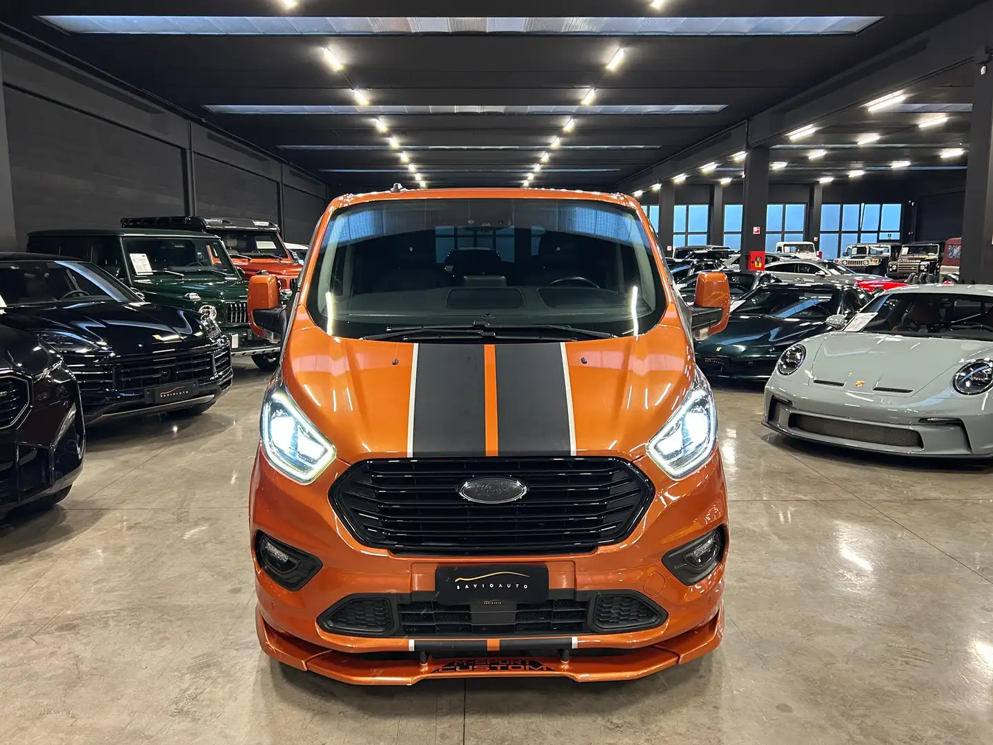 Ford Tourneo Custom 2.0 EcoBlue 185CV MHEV M Sport - 8 posti Pomarańczowy - 2