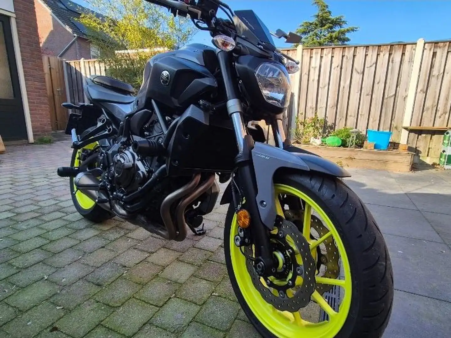 Yamaha MT-07 mt07 Gris - 2
