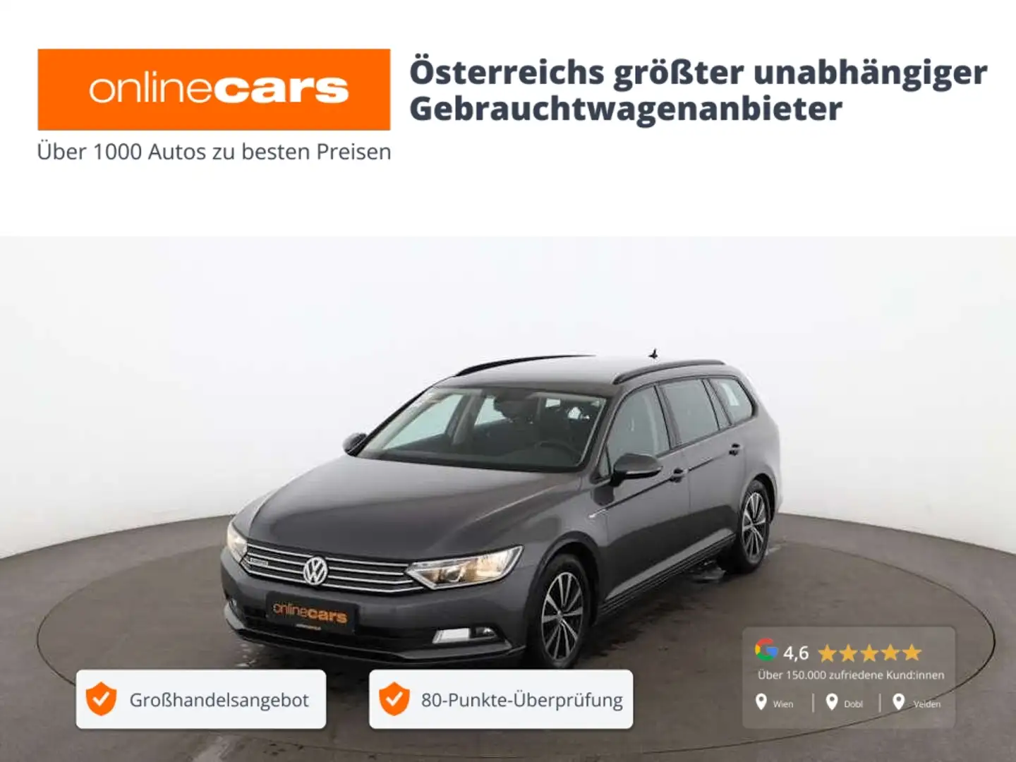 Volkswagen Passat Variant 1.6 TDI Trend RADAR NAVI SITZHZG Grau - 1