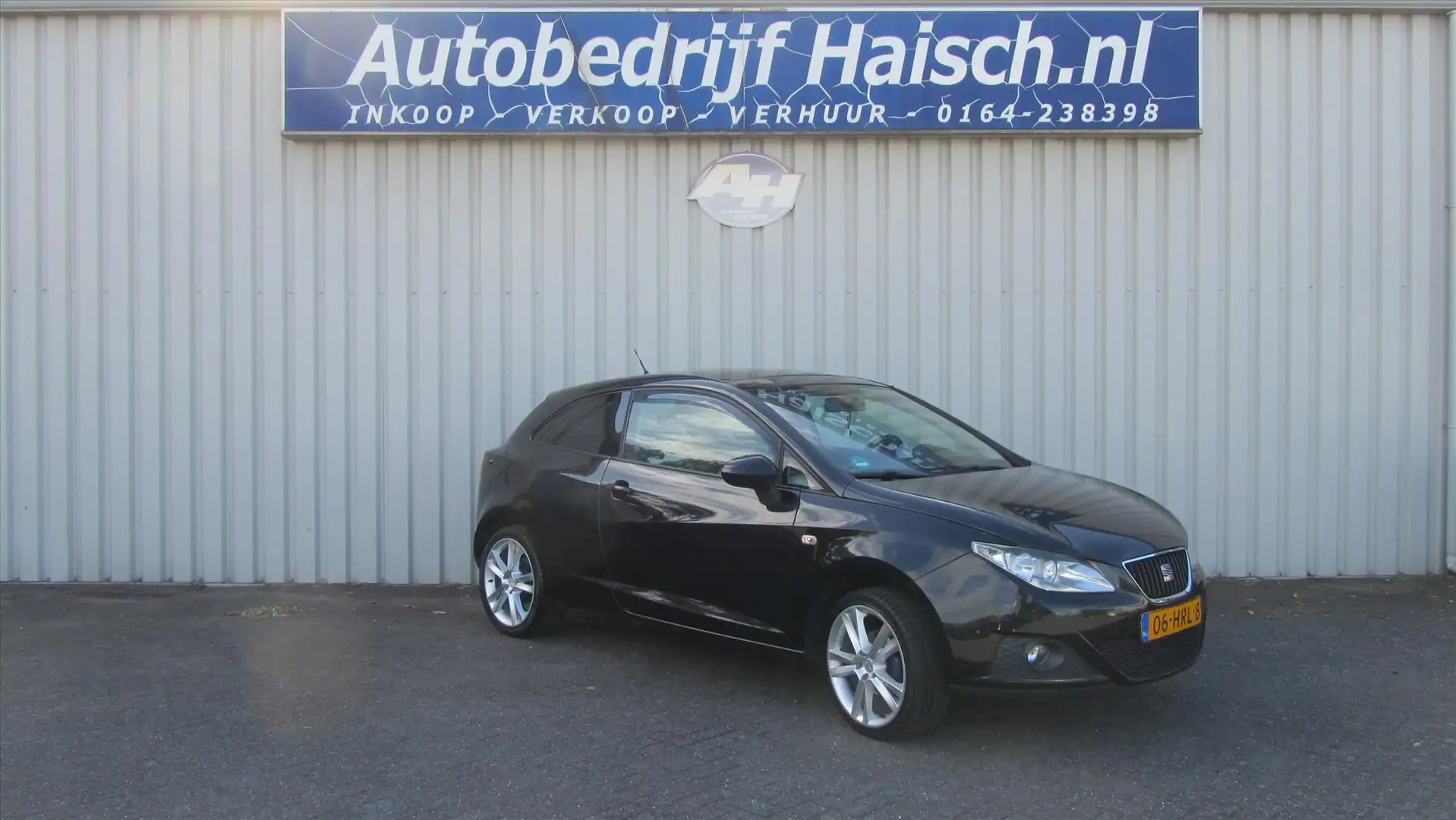 SEAT Ibiza 1.4 63KW 3-DRS 2008 Zwart - 1