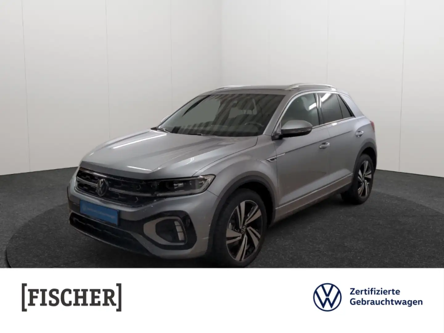 Volkswagen T-Roc 1.5TSI DSG R-Line Matrix Navi Rear View ACC Silber - 1