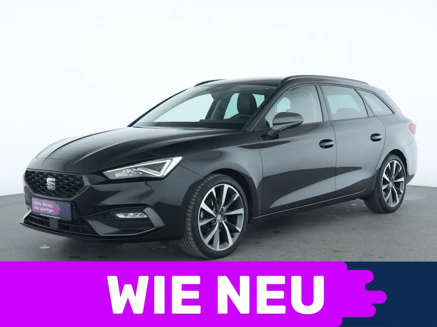 SEAT Leon FR ACC|LED|Kamera|Kessy|Beats|CarPlay|SHZ Schwarz - 1