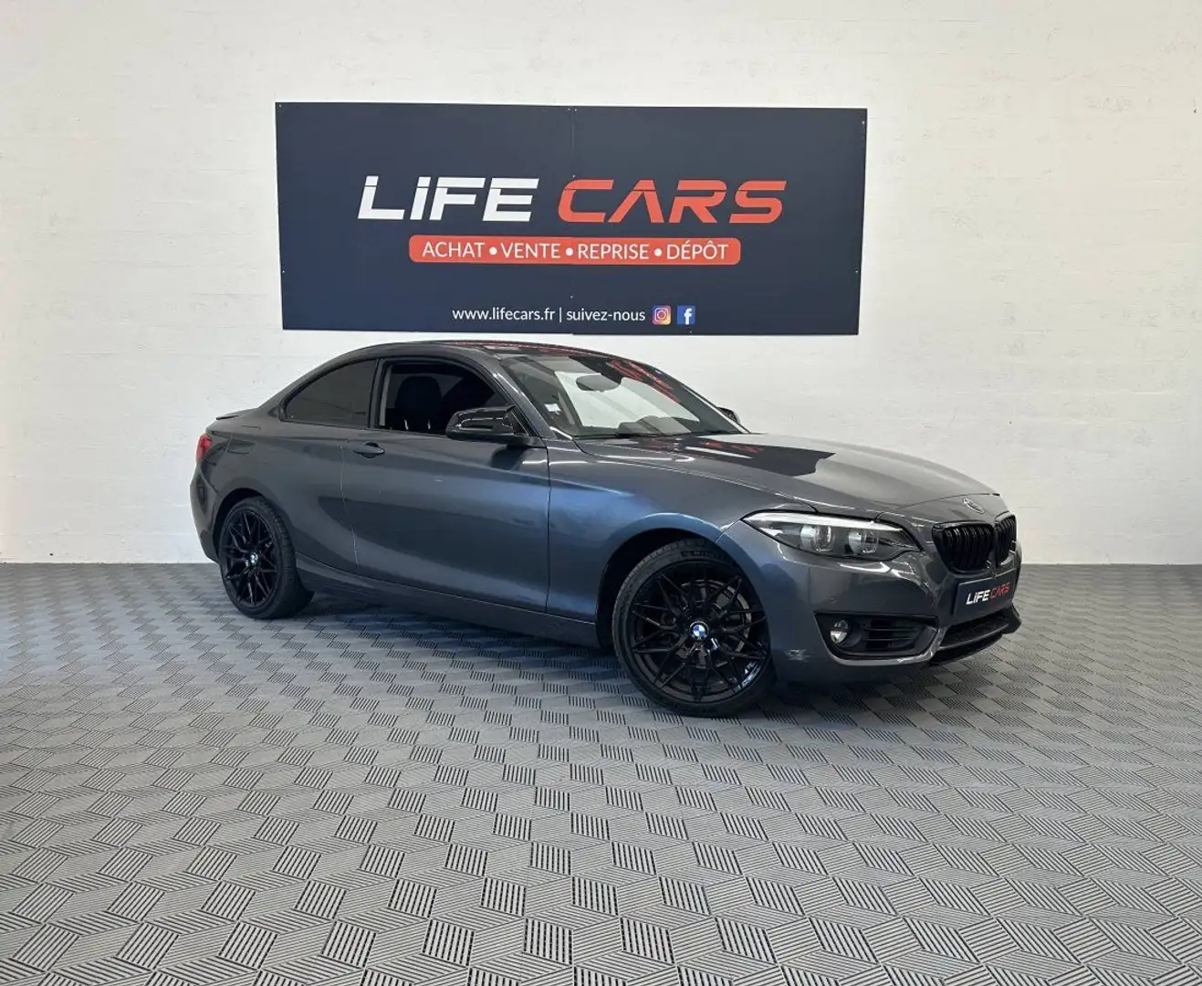 BMW 218 Coupe I (F22) 218iA 136ch Lounge 2017 boite automa Grijs - 2