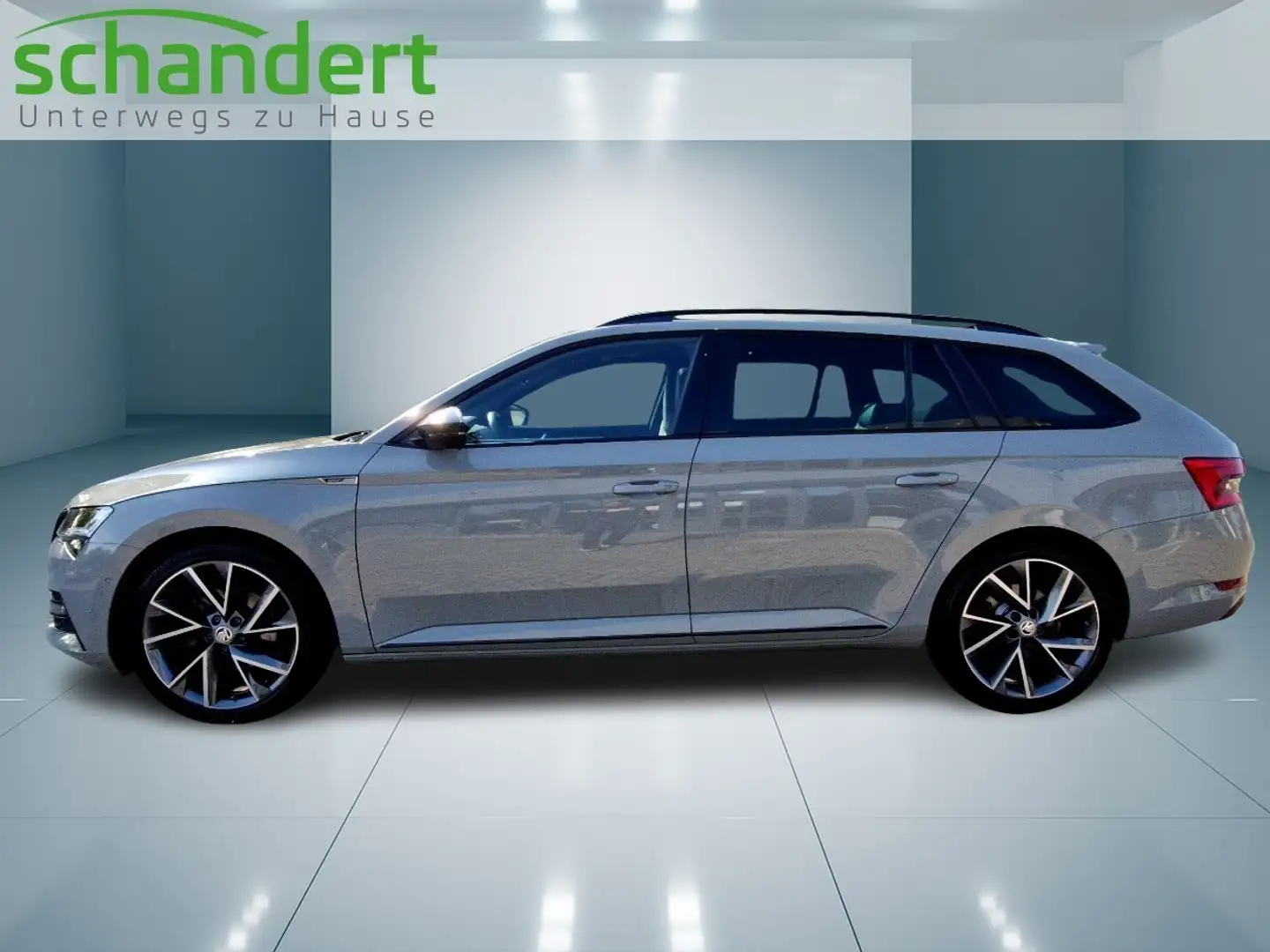 Skoda Superb Combi 2.0 TDI Sportline DSG Matrix Navi AHK Grigio - 2