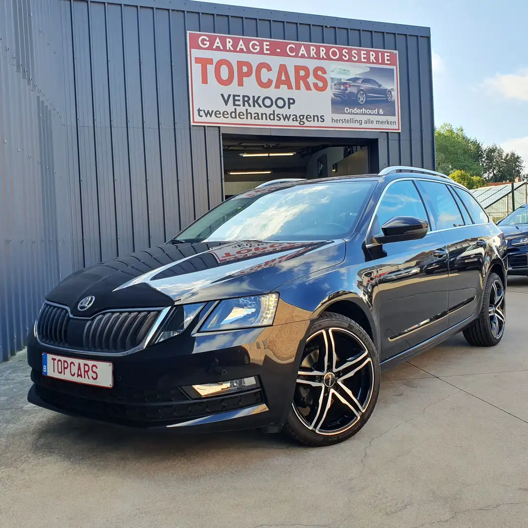 Skoda Octavia 1.0TSI Amb. Combi 2020 Euro6❕ GPS, apps.. Zwart - 1