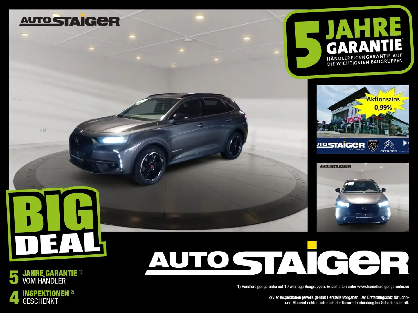 DS Automobiles DS 7 Crossback DS7 Crossback E-Tense Performance Line + Navi Gris - 1