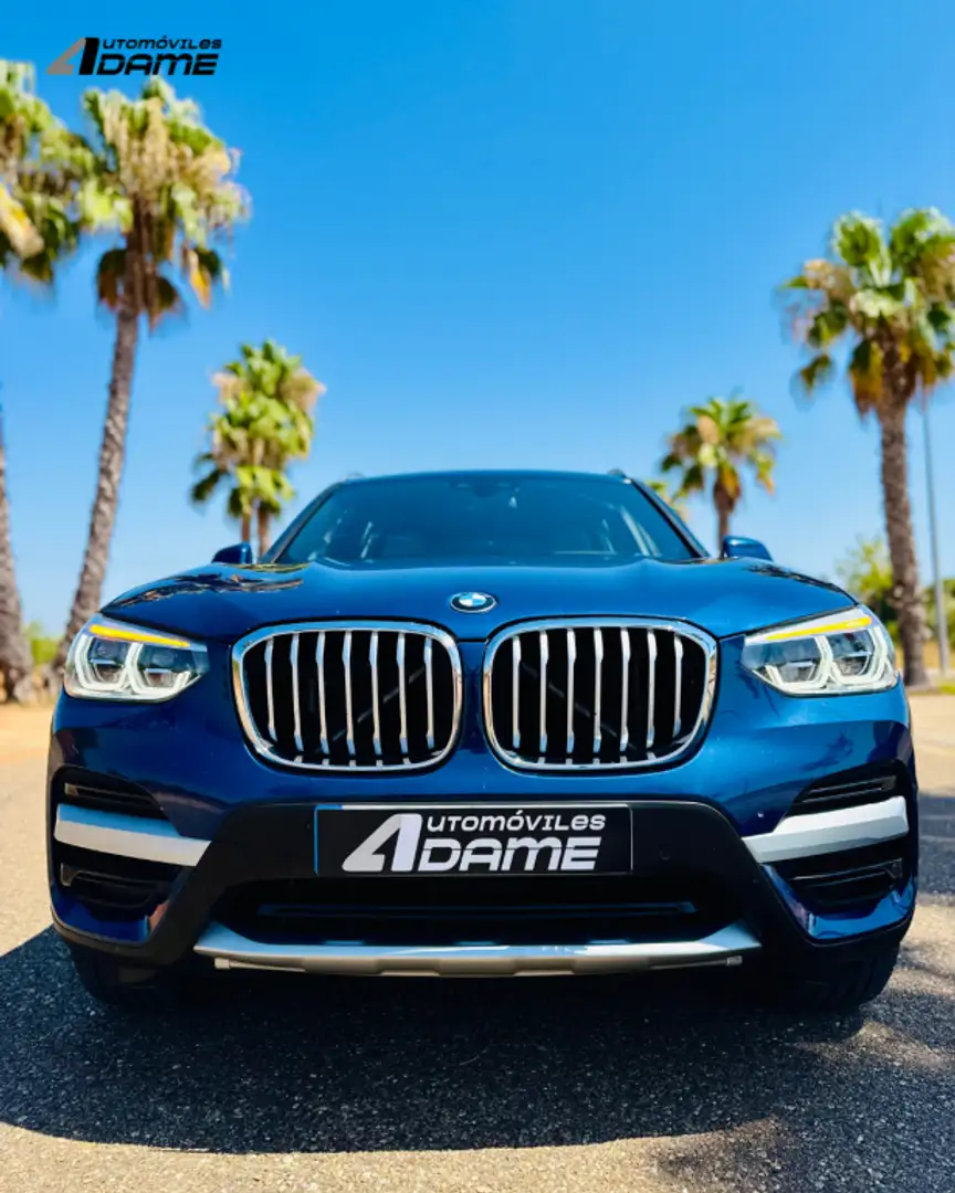BMW X3 xDrive 20dA xLine Bleu - 2