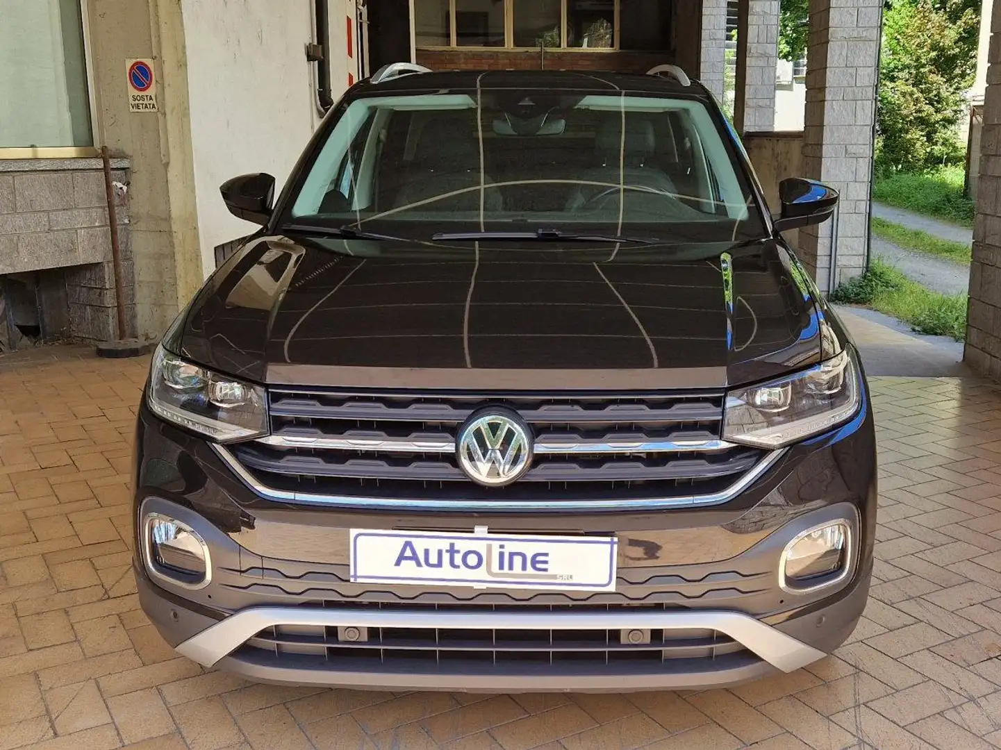 Volkswagen T-Cross 1.6 tdi Life 95cv.  Cambio DSG TAGLIANDATA NAVI Schwarz - 2
