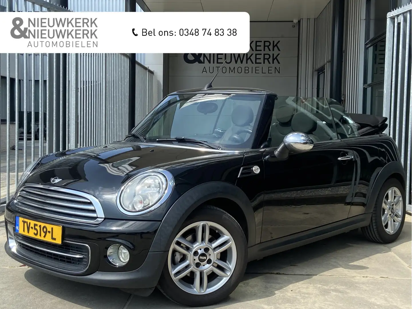 MINI Cooper Cabrio Mini 1.6 Chili | HARMAN/KARDON | CRUISE CONTROL | Zwart - 1