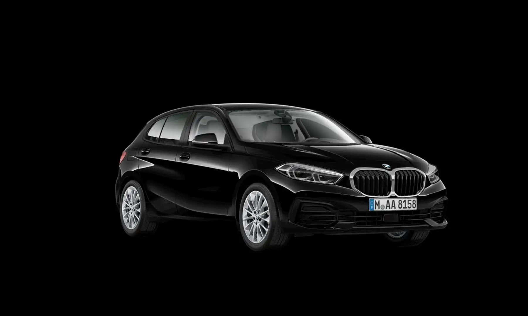 BMW 118 iLim.*Autom.*LED*Navi*LiveCockpit*HiFi*DAB* Schwarz - 1