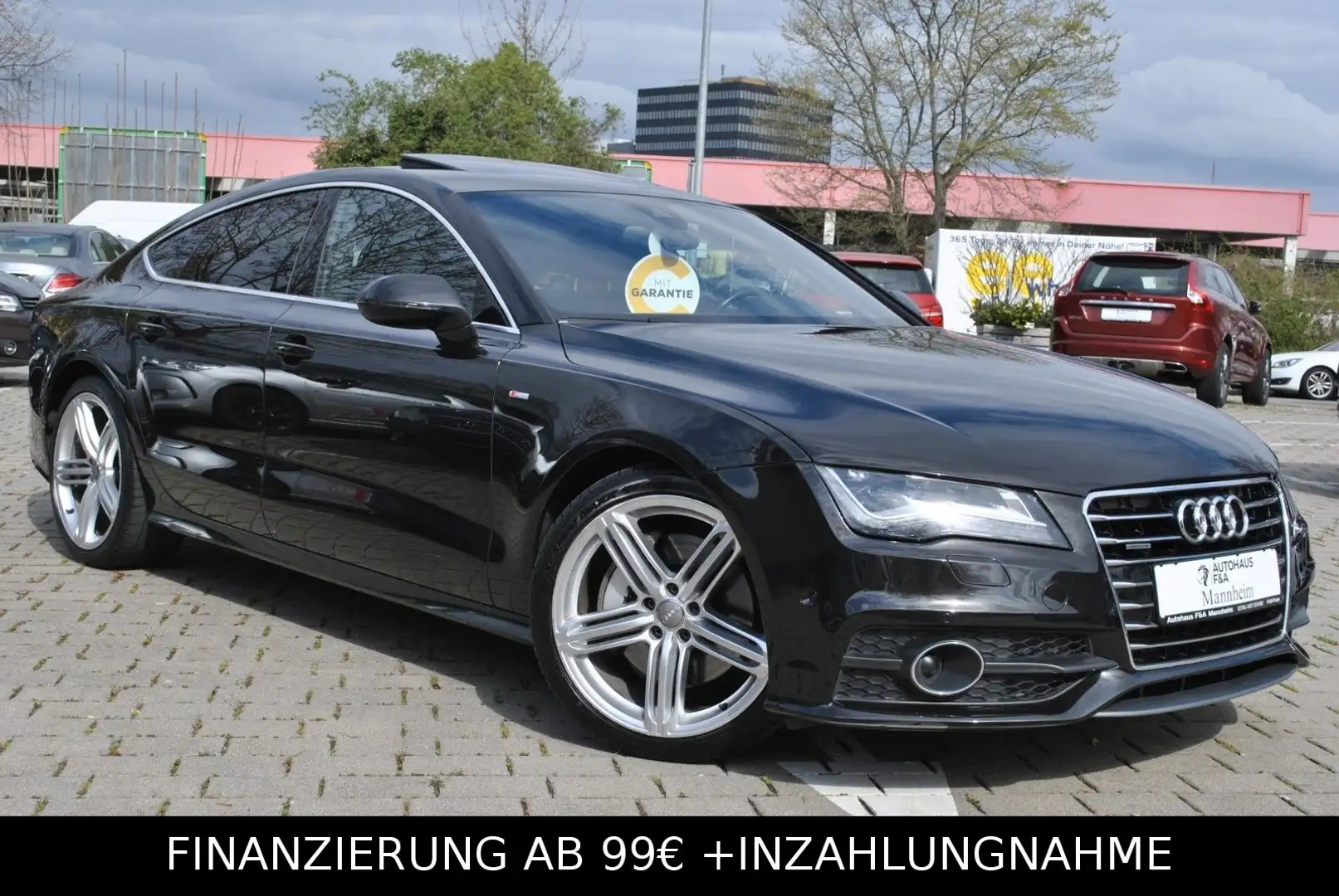 Audi A7 3.0 TDI Quattro S line Sport Plus SDach Acc Schwarz - 2