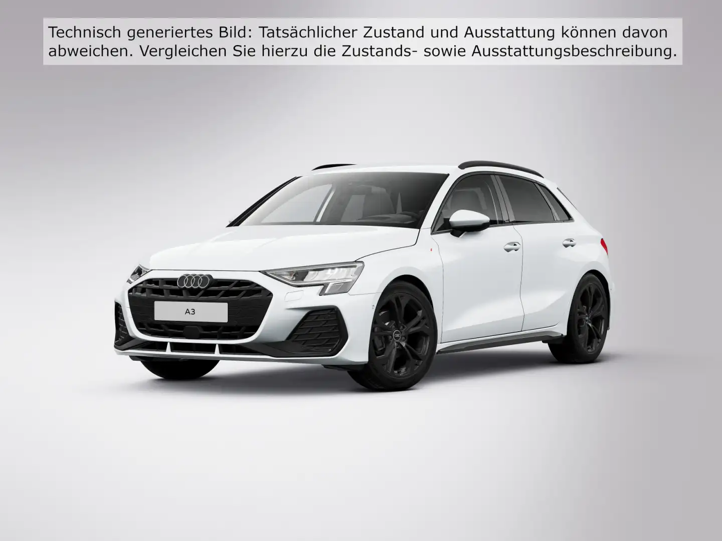 Audi A3 S line 35 TFSI S Tronic Weiß - 2