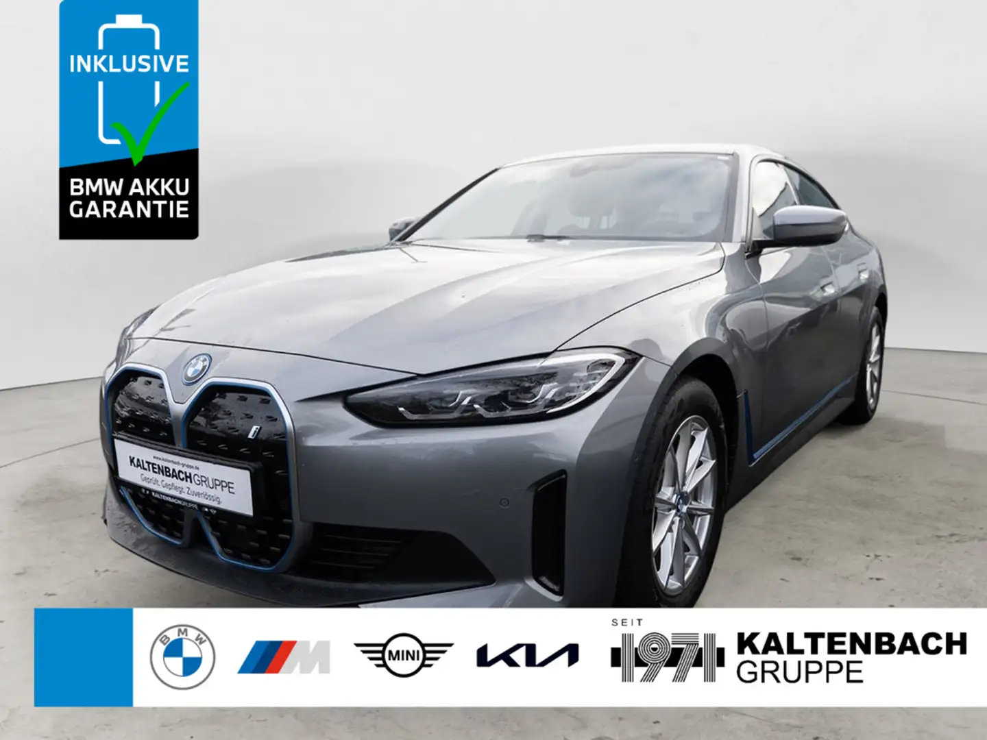 BMW i4 eDrive 40 Gran Coupe AHK LED ACC NAVI SHZ Grau - 1