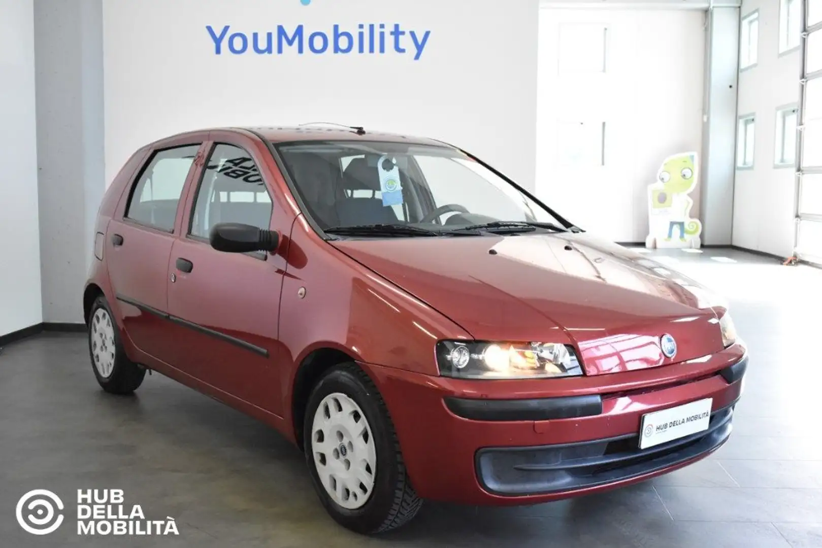 Fiat Punto 1.2i cat 5 porte ELX - Metano Rouge - 2