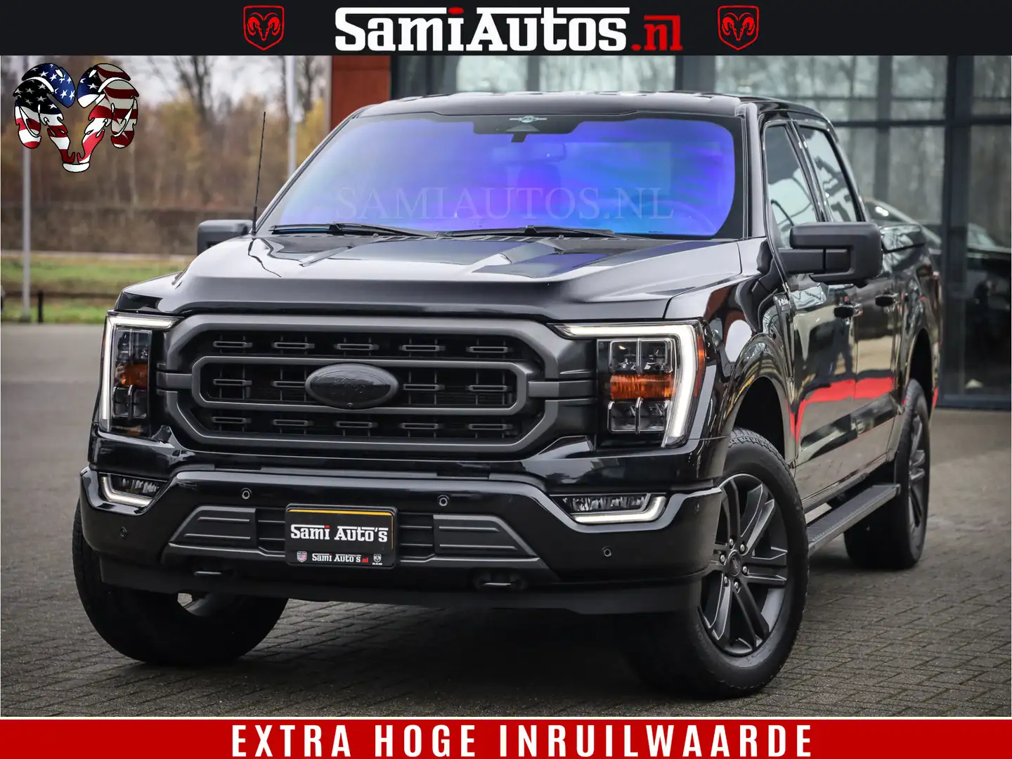 Ford F 150 USA BLACK OPS | 5.0 V8 406PK | 360 CAMERA | UITLAA Noir - 1