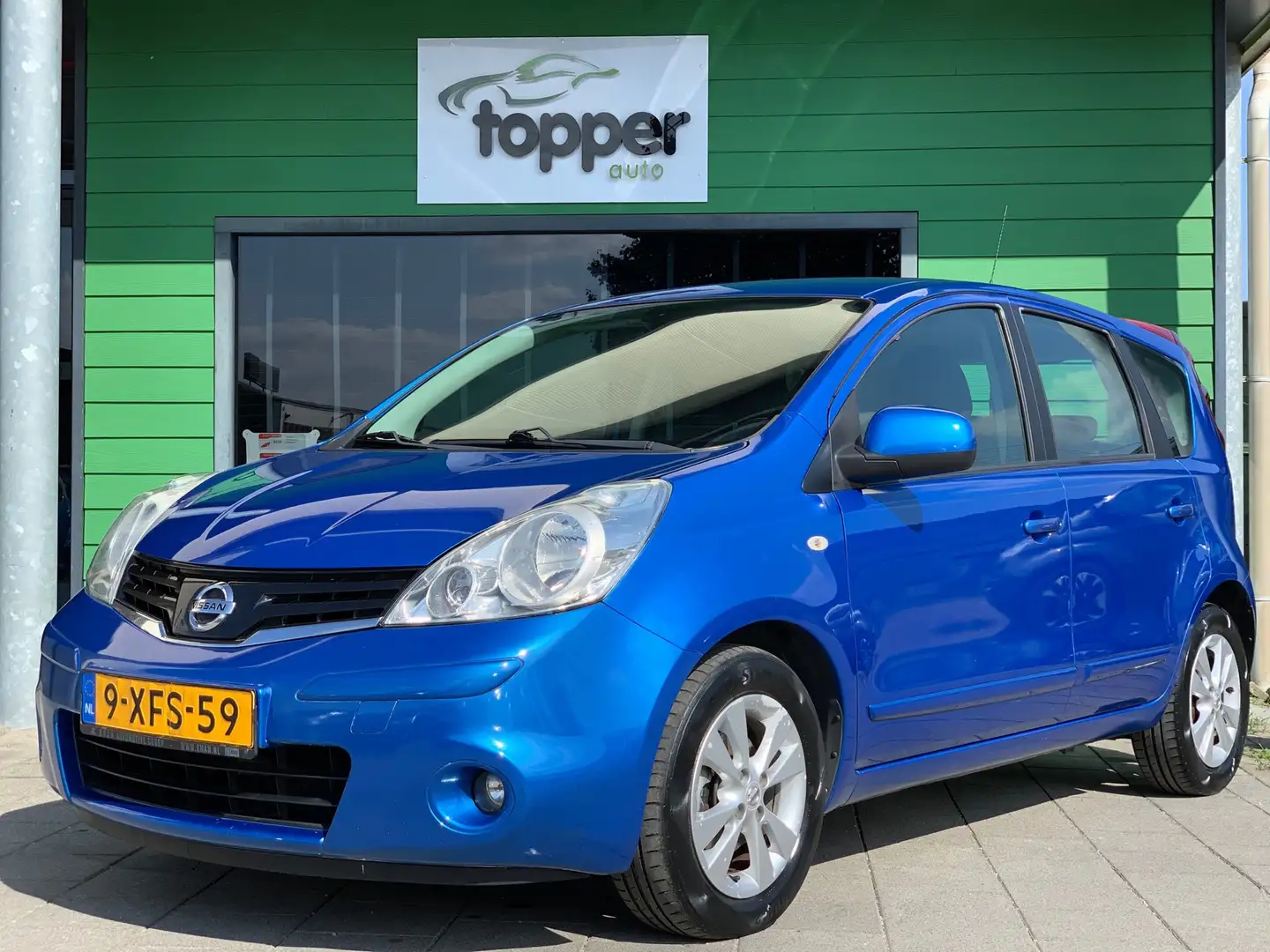Nissan Note 1.4 Life + | Navigatie | CruiseControl | Airco | Blauw - 1