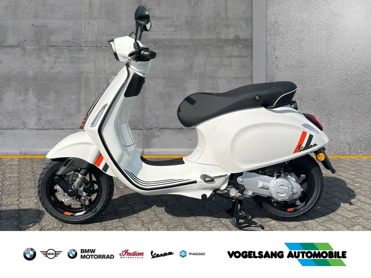 Vespa Sprint 50 Sport, Black Parts, Voll-LED, Modell 2 Blanc - 2
