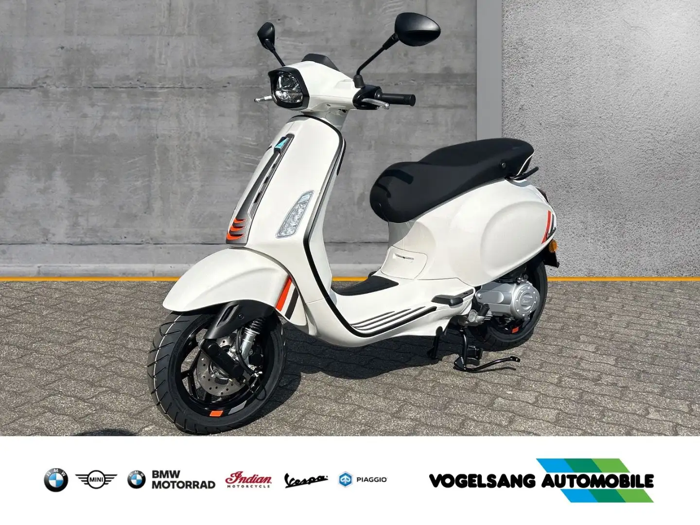 Vespa Sprint 50 Sport, Black Parts, Voll-LED, Modell 2 Blanc - 1