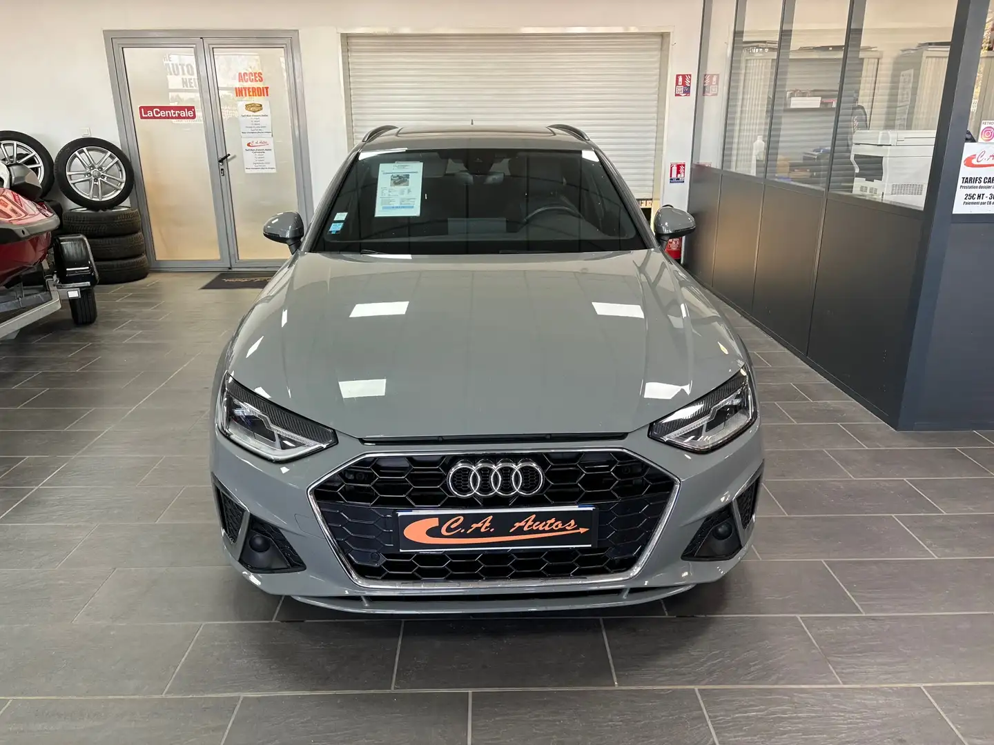 Audi A4 35 TDI 163CH S LINE S TRONIC 7 94G Gris - 2