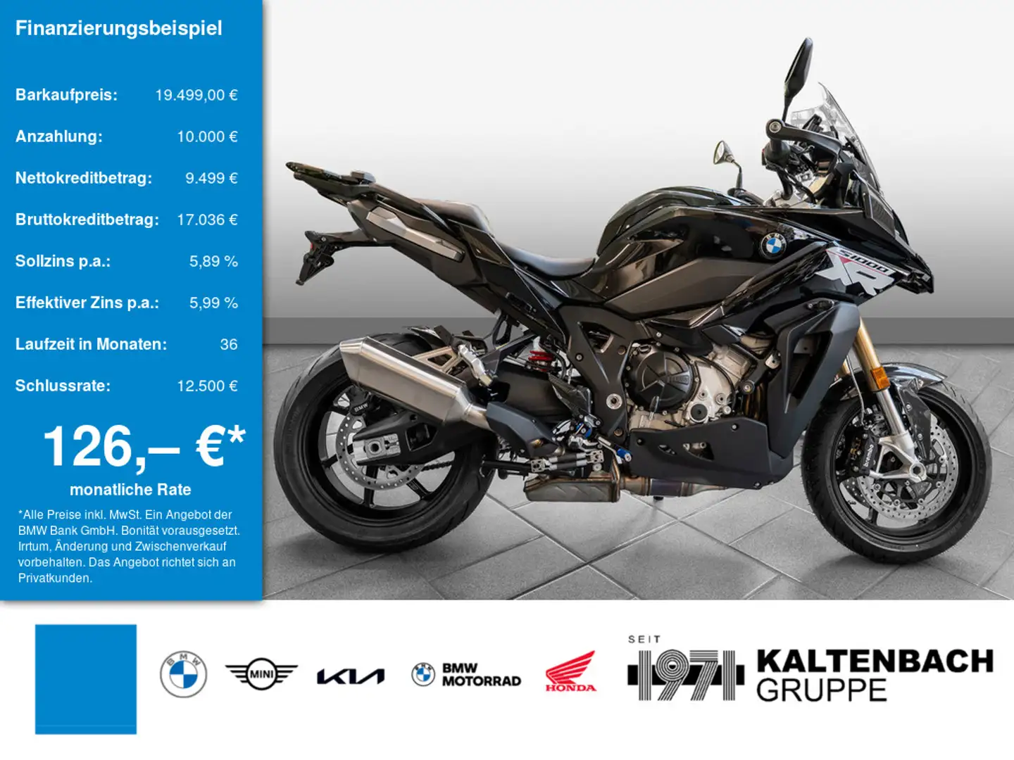 BMW S 1000 XR TOUREN-P. DYNAMIC-P. GRIFFHEIZUNG Zwart - 1