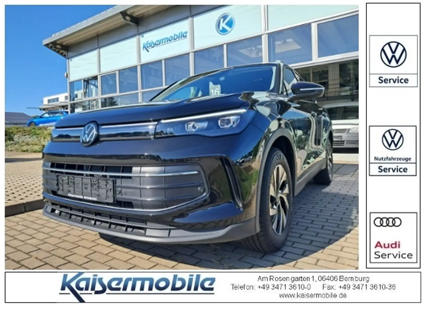 Volkswagen Tiguan 1.5 eTSI Life +DSG+LED+ESAY OPEN+ KLIMA LED ALU Schwarz - 1