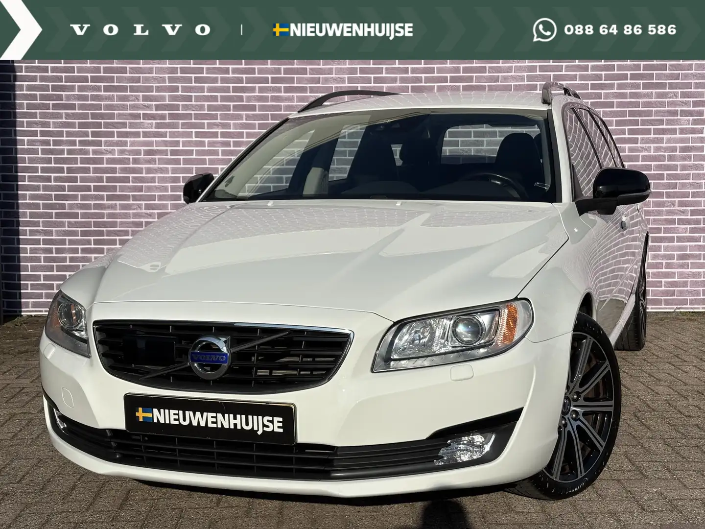 Volvo V70 2.4 D4 AWD Dynamic | Uniek | 5 Cilinder | Adaptiev Blanc - 1