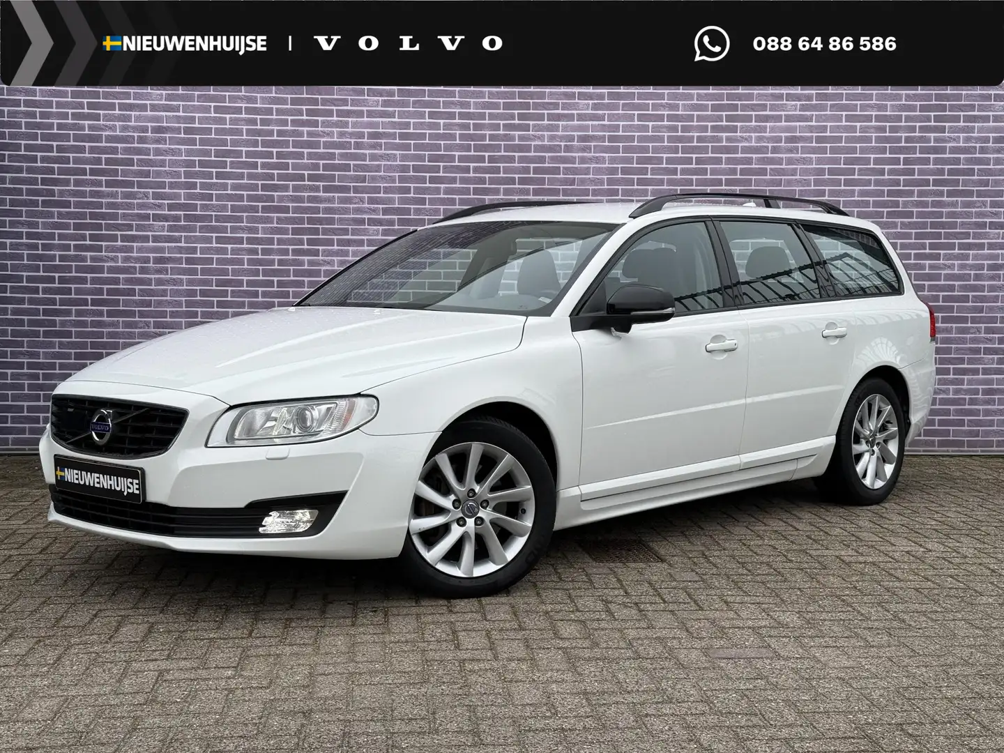 Volvo V70 2.4 D4 AWD Dynamic | Uniek | 5 Cilinder | Adaptiev Blanc - 1