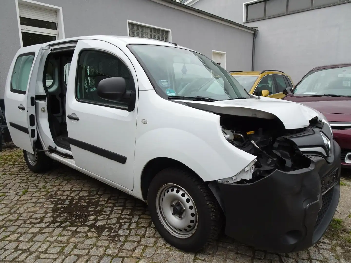 Renault Kangoo 1.2, 84kW, LKW KASTEN, KLIMA-NAV-PDC Blanco - 2