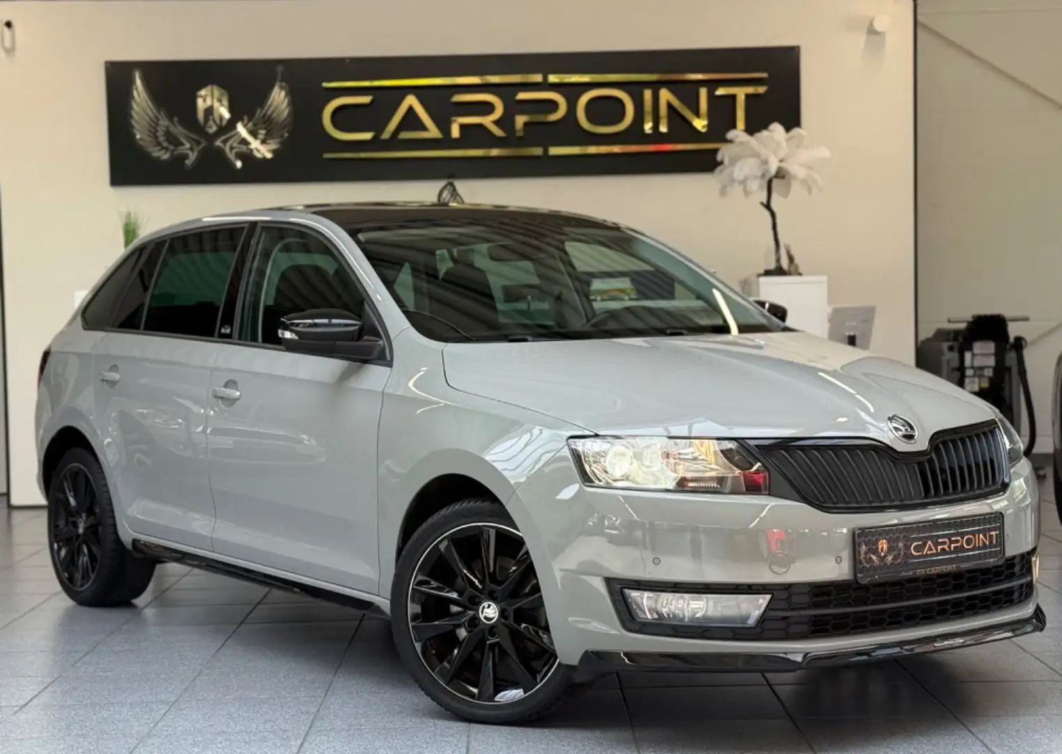 Skoda Rapid/Spaceback Spaceback Monte Carlo /DAB/Pano/Xenon/Navi Gris - 1