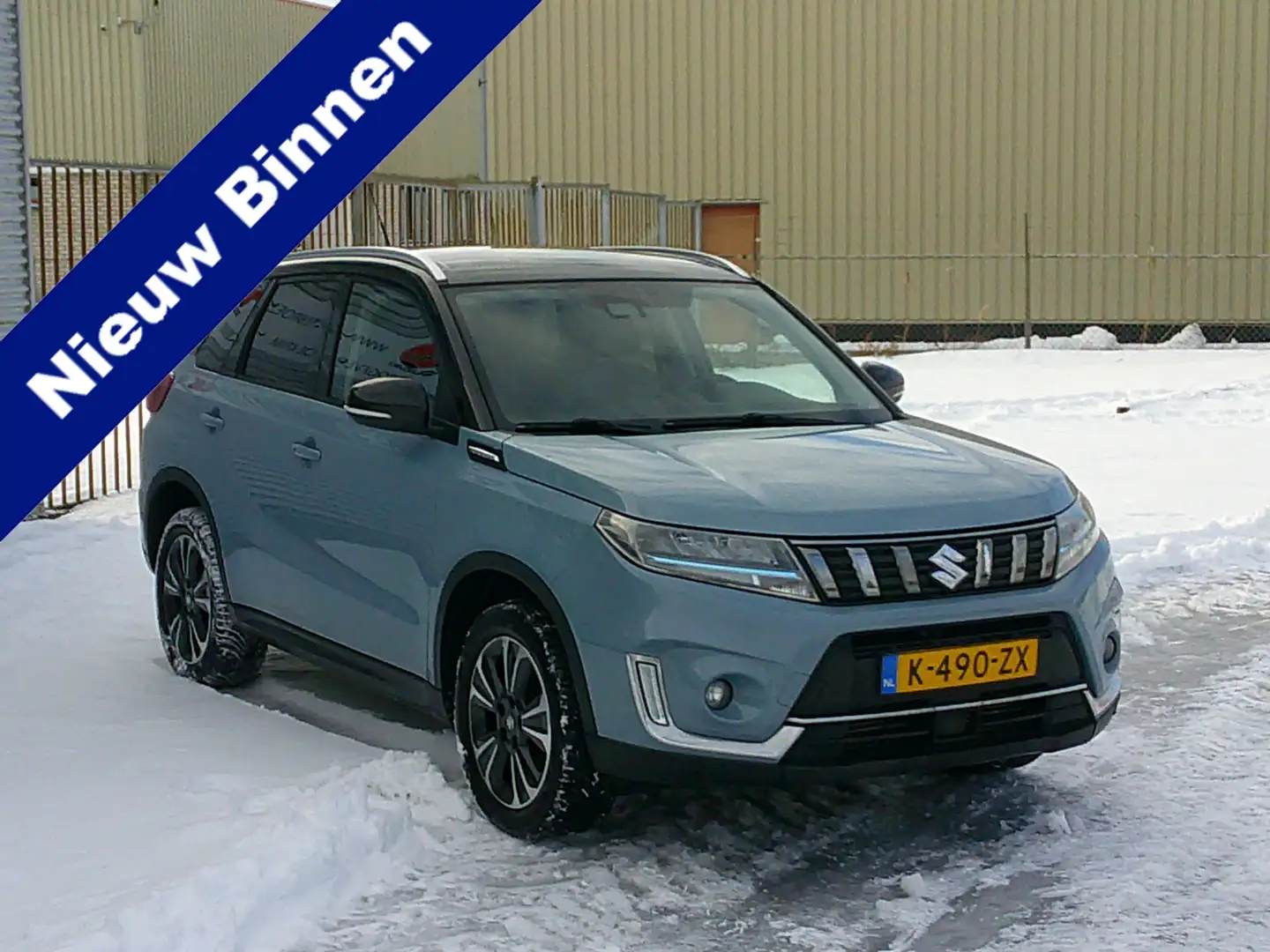 Suzuki Vitara 1.4 Boosterjet Style Smart Hybrid Staat in Hoogeve Blau - 1