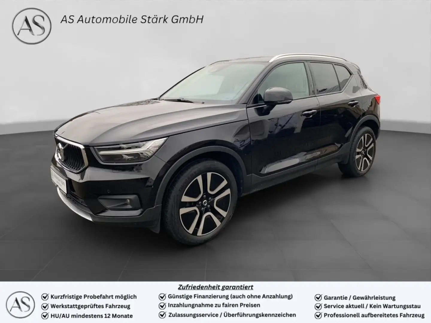 Volvo XC40 Momentum Pro AHK Leder LED Kamera Ha-Kardon Schwarz - 1