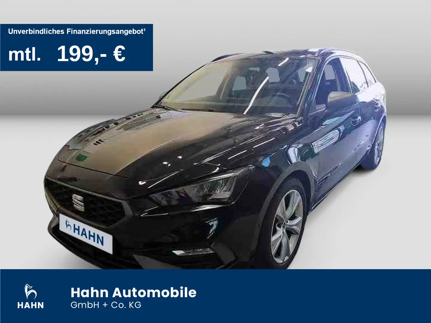 SEAT Leon Sportstourer 1.5eTSI DSG FR LED Navi PDC Schwarz - 1